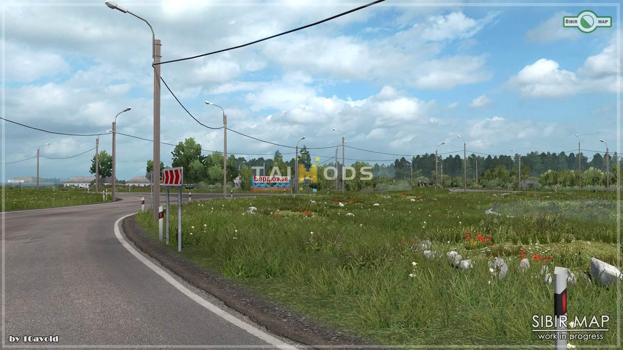 ETS2 - Sibir Map Reworked (1.31 - 1.37) (1.37.x)