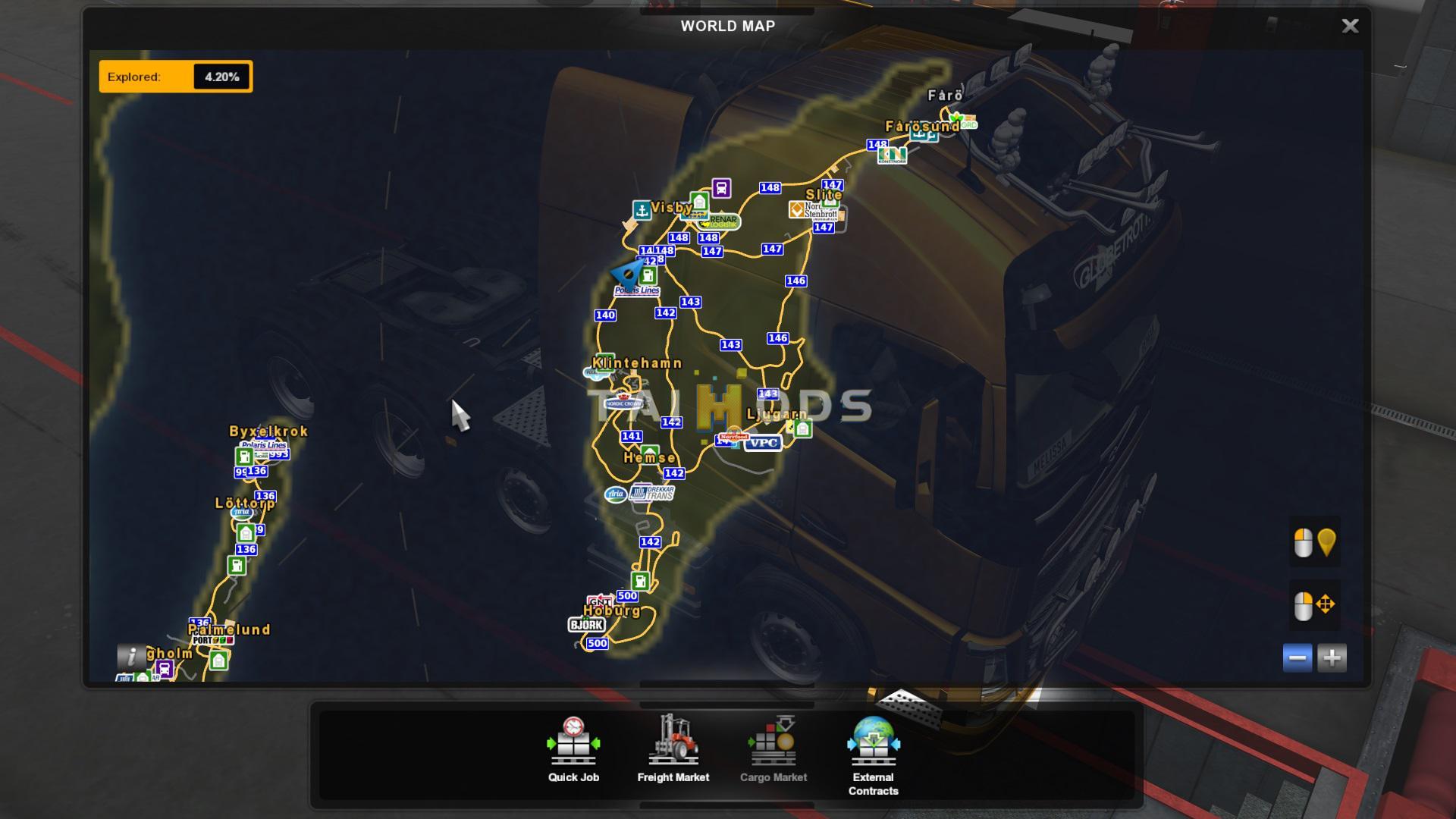 ETS2 - Swedish Islands Map V1.10 (1.37.x) (1.37.x) ETS2 - Swedish Islands Map V1.10 (1.37.x) (1.37.x)