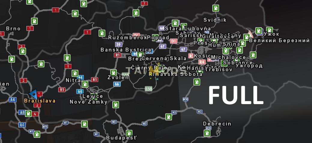 ETS2 - SVK Map V23 (1.36.x) (1.36.x) ETS2 - SVK Map V23 (1.36.x) (1.36.x)