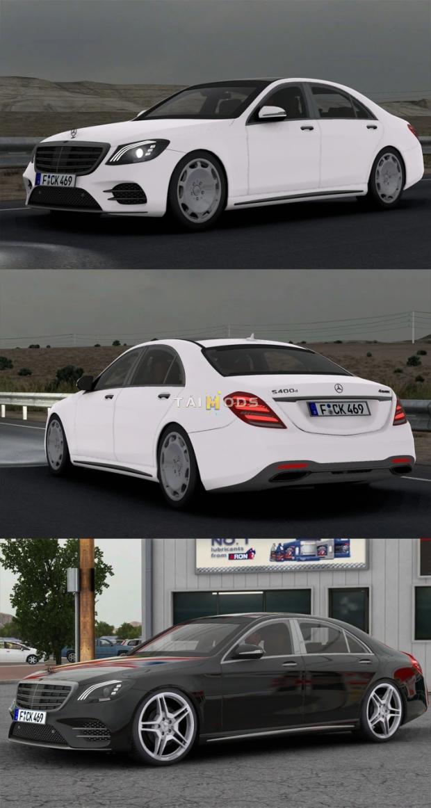 ATS - Mercedes-Benz W222 S-Class S-400d V4.4 (1.46.x) ATS - Mercedes-Benz W222 S-Class S-400d V4.4 (1.46.x)
