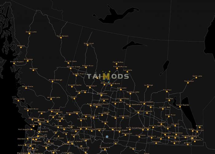 ATS - Western Canada Expansion V1.3 (1.54.x) ATS - Western Canada Expansion V1.3 (1.54.x)