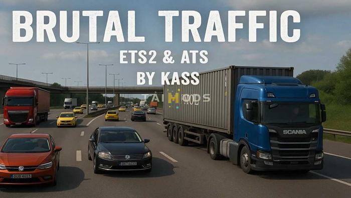 ATS - Brutal Traffic Mod V6.8 (1.57.x) ATS - Brutal Traffic Mod V6.8 (1.57.x)