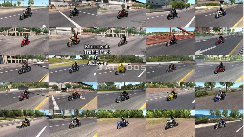 ATS - Motorcycle Traffic Pack V6.5.11 (1.57.x)