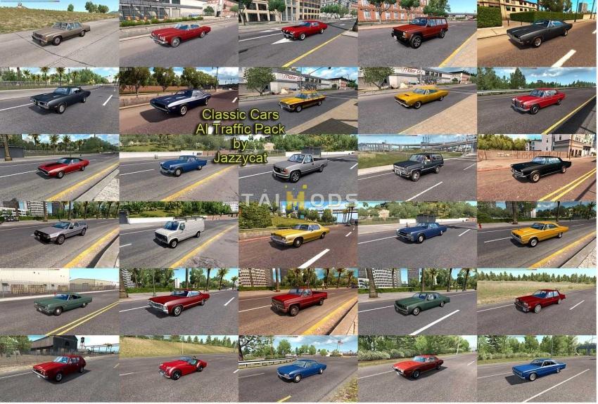ATS - Classic Cars AI Traffic Pack V9.0.10 (1.57.x) ATS - Classic Cars AI Traffic Pack V9.0.10 (1.57.x)