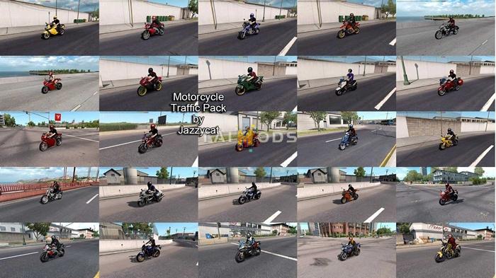 ATS - Motorcycle Traffic Pack V6.5.10 (1.56.x) ATS - Motorcycle Traffic Pack V6.5.10 (1.56.x)