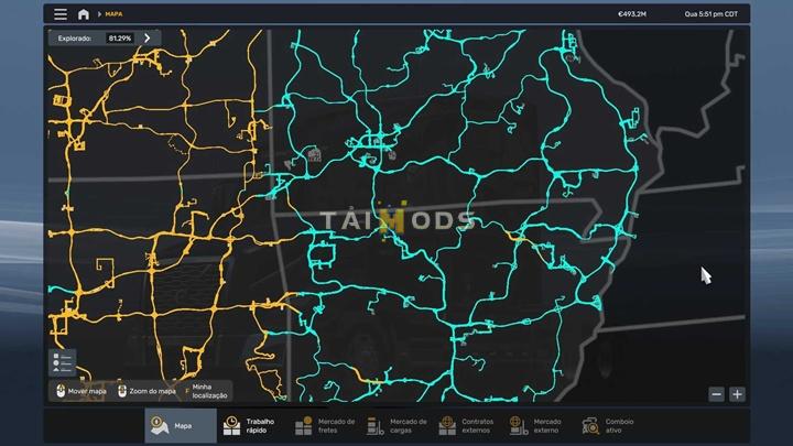 ATS - Undiscovered Map + Ultra Zoom V1.0 (1.55.x) ATS - Undiscovered Map + Ultra Zoom V1.0 (1.55.x)