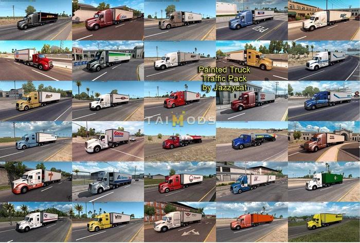 ATS - Painted Truck Traffic Pack V6.1.11 (1.55.x) ATS - Painted Truck Traffic Pack V6.1.11 (1.55.x)