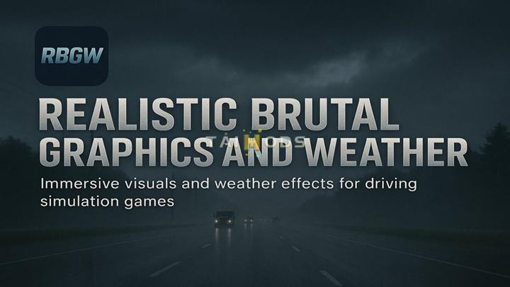 ATS - Realistic Brutal Graphics And Weather V8.4 (1.54.x) ATS - Realistic Brutal Graphics And Weather V8.4 (1.54.x)