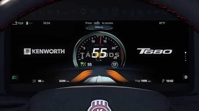 ATS - Kenworth T680 Next Gen Improved Dashboard V1.7 (1.54.x) ATS - Kenworth T680 Next Gen Improved Dashboard V1.7 (1.54.x)