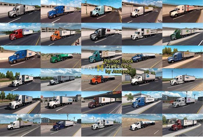 ATS - Painted Truck Traffic Pack V6.1.9 (1.54.x) ATS - Painted Truck Traffic Pack V6.1.9 (1.54.x)
