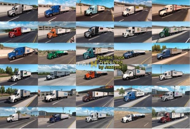 ATS - Painted Truck Traffic Pack V6.1.7 (1.52.x) ATS - Painted Truck Traffic Pack V6.1.7 (1.52.x)