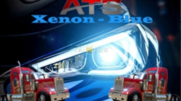 ATS - Blue Xenon Lights V1.3 (1.43.x) (1.43.x) ATS - Blue Xenon Lights V1.3 (1.43.x) (1.43.x)