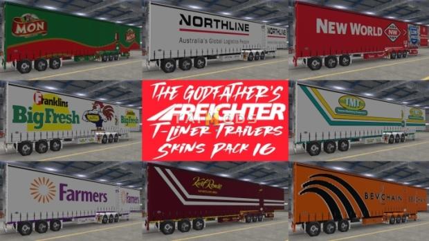 ATS - The Godfathers Freighter T-Liner Trailer Skins Pack 16 V1.0 (1.52.x) ATS - The Godfathers Freighter T-Liner Trailer Skins Pack 16 V1.0 (1.52.x)