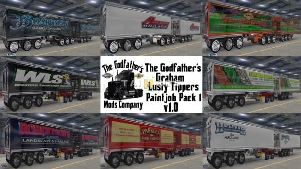 ATS - The Godfathers Graham Lusty Tippers Paintjob Pack V1.0 (1.50.x) ATS - The Godfathers Graham Lusty Tippers Paintjob Pack V1.0 (1.50.x)