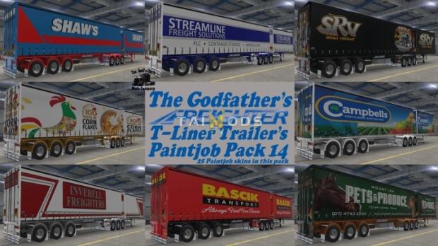 ATS - Freighter T-Liner Trailers Paintjob Pack 14 V1.0 (1.50.x) ATS - Freighter T-Liner Trailers Paintjob Pack 14 V1.0 (1.50.x)