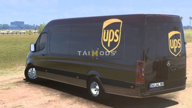 ATS - Skin UPS Mercedes-Benz Sprinter V1.0 (1.50.x) ATS - Skin UPS Mercedes-Benz Sprinter V1.0 (1.50.x)