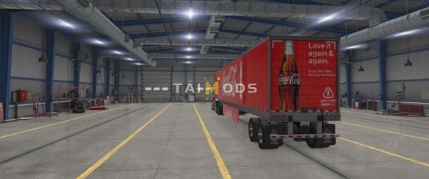 ATS - Coca Cola Skin for Lt Day Cab and SCS Trailer 53 (1.49.x)
