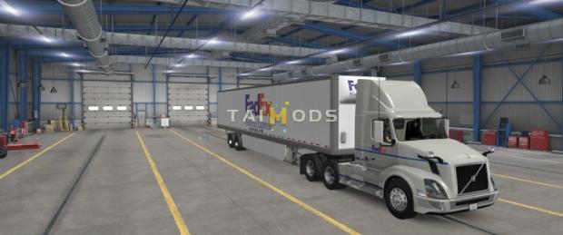 ATS - Volvo 300 Day Cab FedEx Skin (1.46.x)
