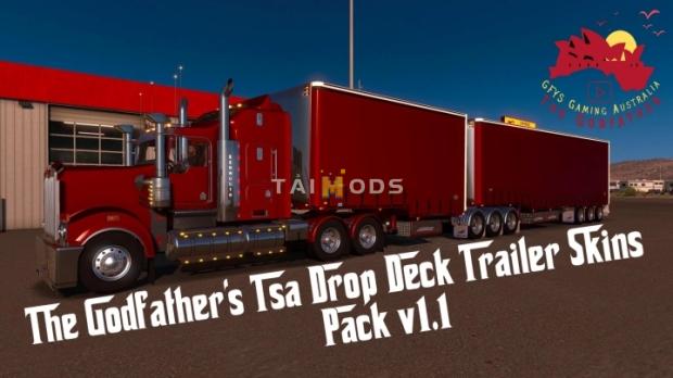 ATS - The Godfathers TSA Drop Deck Trailer Skins Pack V1.1 (1.42.x) (1.42.x) ATS - The Godfathers TSA Drop Deck Trailer Skins Pack V1.1 (1.42.x) (1.42.x)