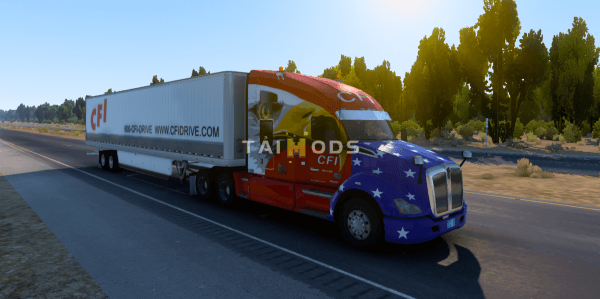 ATS - CFI American Eagle with 53ft Box Trailer CFI Skin (1.41.x) (1.41.x) ATS - CFI American Eagle with 53ft Box Trailer CFI Skin (1.41.x) (1.41.x)