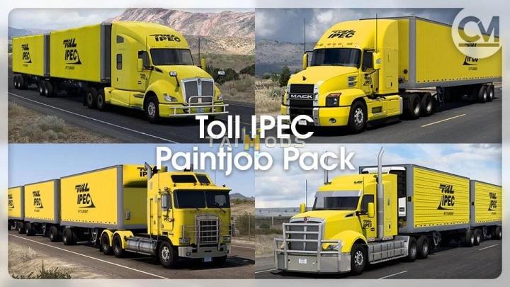 ATS - Toll IPEC Paintjob Pack V1.1 (1.41.x) (1.41.x) ATS - Toll IPEC Paintjob Pack V1.1 (1.41.x) (1.41.x)