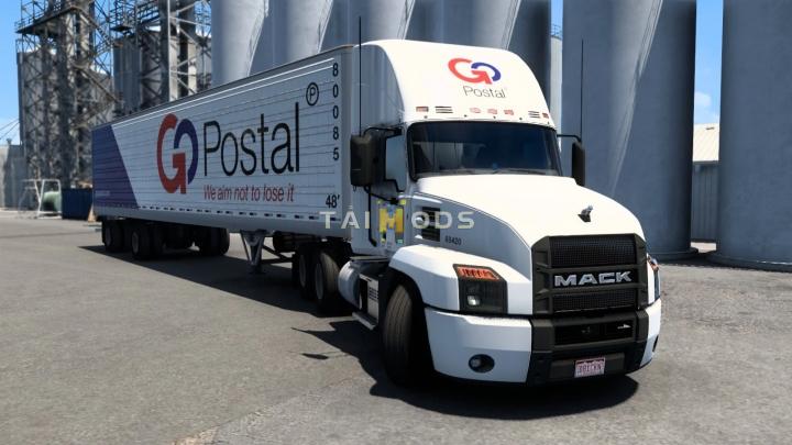 ATS - GoPostal Skin Pack V1.0 (1.40.x) (1.40.x) ATS - GoPostal Skin Pack V1.0 (1.40.x) (1.40.x)