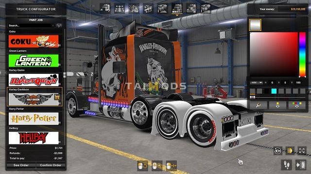 ATS - Harley Davidson Skins V1.0 (1.40.x) (1.40.x) ATS - Harley Davidson Skins V1.0 (1.40.x) (1.40.x)