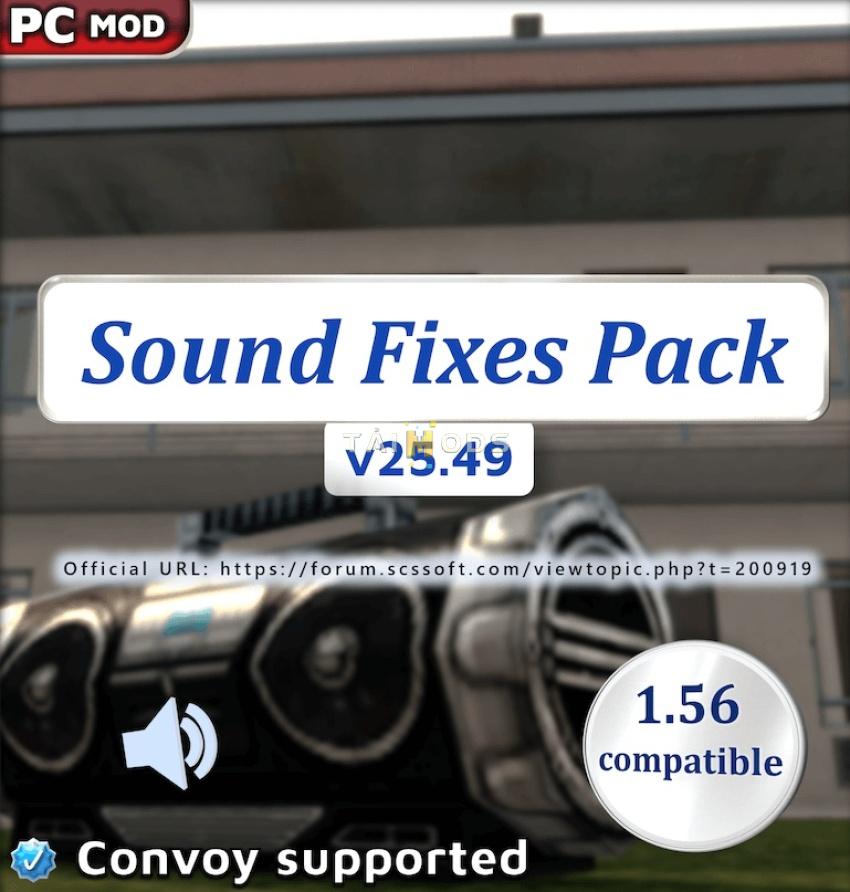 ATS - Sound Fixes Pack V25.49 (1.56.x) ATS - Sound Fixes Pack V25.49 (1.56.x)