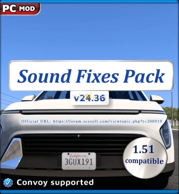 ATS - Sound Fixes Pack V24.36 (1.51.x) ATS - Sound Fixes Pack V24.36 (1.51.x)
