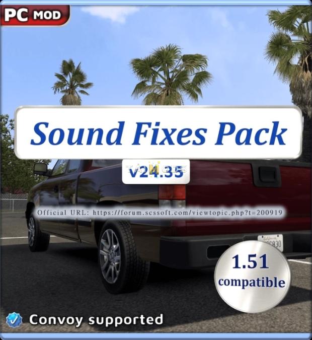 ATS - Sound Fixes Pack V24.35 (1.51.x) ATS - Sound Fixes Pack V24.35 (1.51.x)