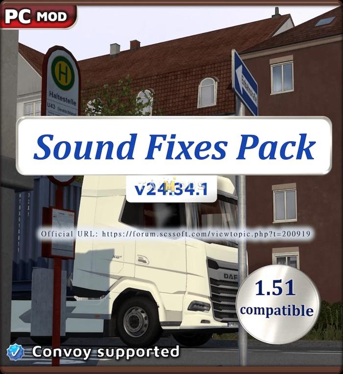 ATS - Sound Fixes Pack V24.34.1 (1.51.x) ATS - Sound Fixes Pack V24.34.1 (1.51.x)