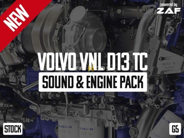 ATS - Volvo VNL D13TC Sound & Engine Pack V1.0 (1.49.x) ATS - Volvo VNL D13TC Sound & Engine Pack V1.0 (1.49.x)