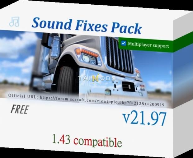 ATS - Sound Fixes Pack V21.97 (1.43.x) (1.43.x) ATS - Sound Fixes Pack V21.97 (1.43.x) (1.43.x)
