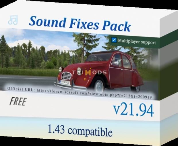 ATS - Sound Fixes Pack V21.94 (1.43.x) (1.43.x) ATS - Sound Fixes Pack V21.94 (1.43.x) (1.43.x)
