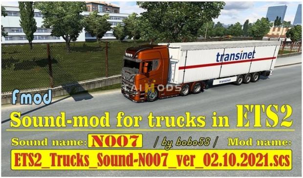 ATS - Trucks Sound-N007 Version 02.10.2021 (1.42.x) (1.42.x) ATS - Trucks Sound-N007 Version 02.10.2021 (1.42.x) (1.42.x)