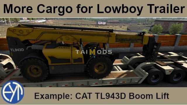 ATS - More Cargo for Lowboy V1.53 (1.53.x) ATS - More Cargo for Lowboy V1.53 (1.53.x)