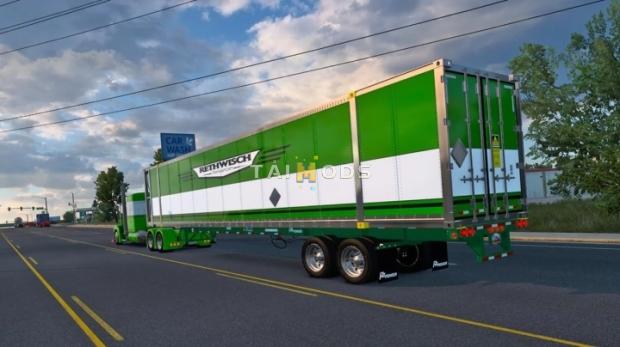 ATS - Pioneer Gooseneck w/Reefer Container Ownable (1.46.x) ATS - Pioneer Gooseneck w/Reefer Container Ownable (1.46.x)