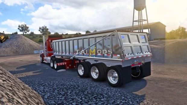 ATS - Mate Tri-Axle End Dump Trailer Ownable (1.45.x) ATS - Mate Tri-Axle End Dump Trailer Ownable (1.45.x)
