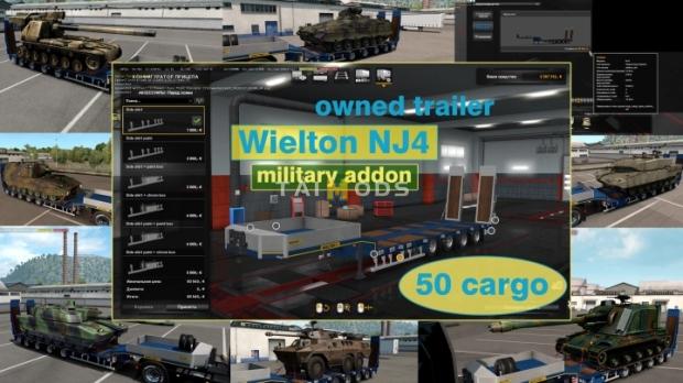 ATS - Military Addon for Ownable Trailer Wielton NJ4 v1.5.10 (1.45.x) ATS - Military Addon for Ownable Trailer Wielton NJ4 v1.5.10 (1.45.x)