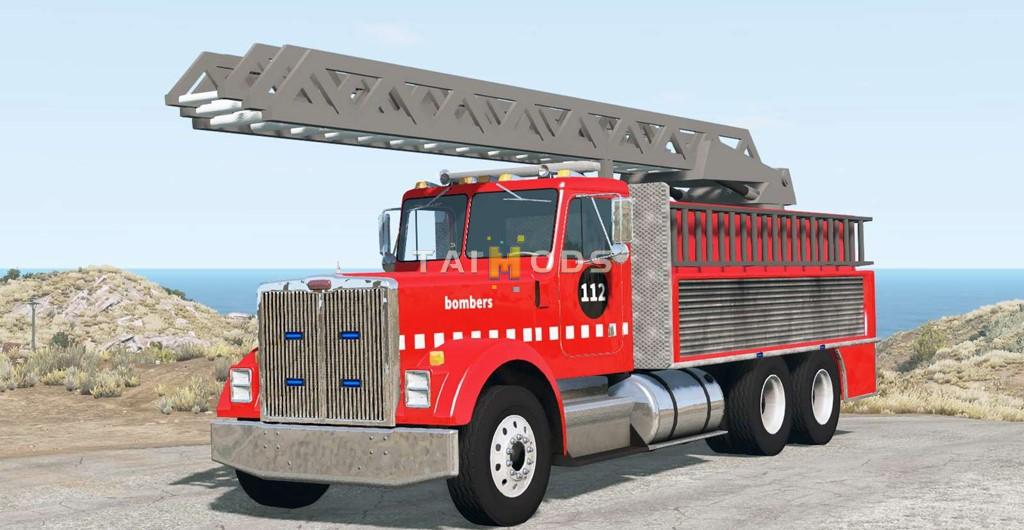 BeamNG - Gavril T-Series Fire Truck V1.1 (0.21)