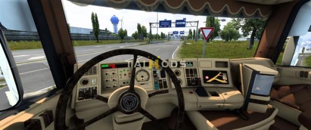 ETS2 - RJL 4Series Cream&Brown Interior V1.0 (1.53.x) ETS2 - RJL 4Series Cream&Brown Interior V1.0 (1.53.x)
