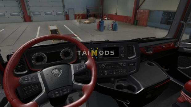 ETS2 - Scania 2016 Red - Black Interior (1.46.x)
