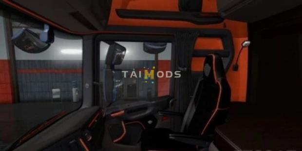 ETS2 - Scania S & R Black - Orange Interior (1.43.x) (1.43.x) ETS2 - Scania S & R Black - Orange Interior (1.43.x) (1.43.x)