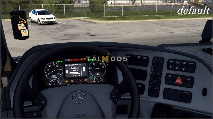 ETS2 - Dashboard Lights Mercedes Actros 2009 Pack V2.0 (1.41.x) (1.41.x)