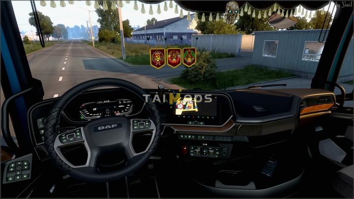 ETS2 - Dark Brown interior for Daf XG V0.9 (1.41.x) (1.41.x)