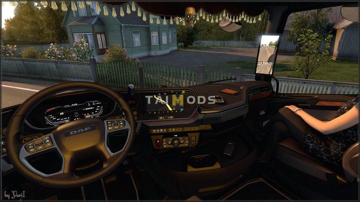 ETS2 - Dark Brown interior for DAF XG V0.8 (1.40.x) (1.40.x)