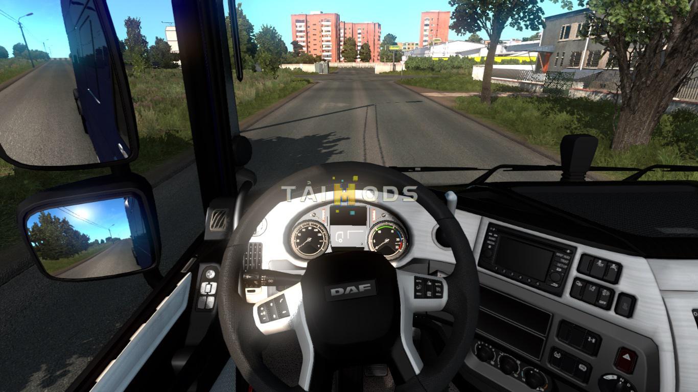 ETS2 - Black and White Interior for Daf XF V1.0 (1.39.x) (1.39.x) ETS2 - Black and White Interior for Daf XF V1.0 (1.39.x) (1.39.x)