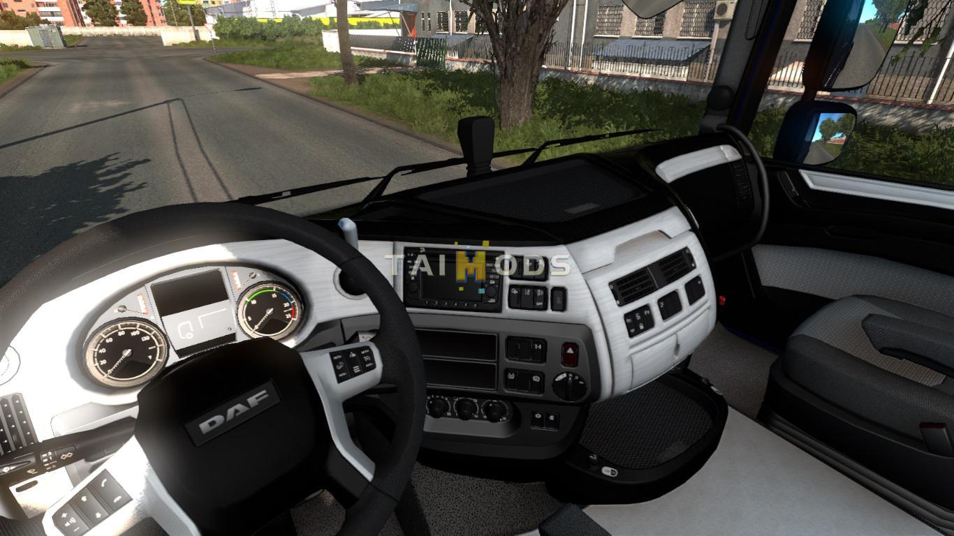 ETS2 - Black and White Interior for Daf XF V1.0 (1.39.x) (1.39.x) ETS2 - Black and White Interior for Daf XF V1.0 (1.39.x) (1.39.x)