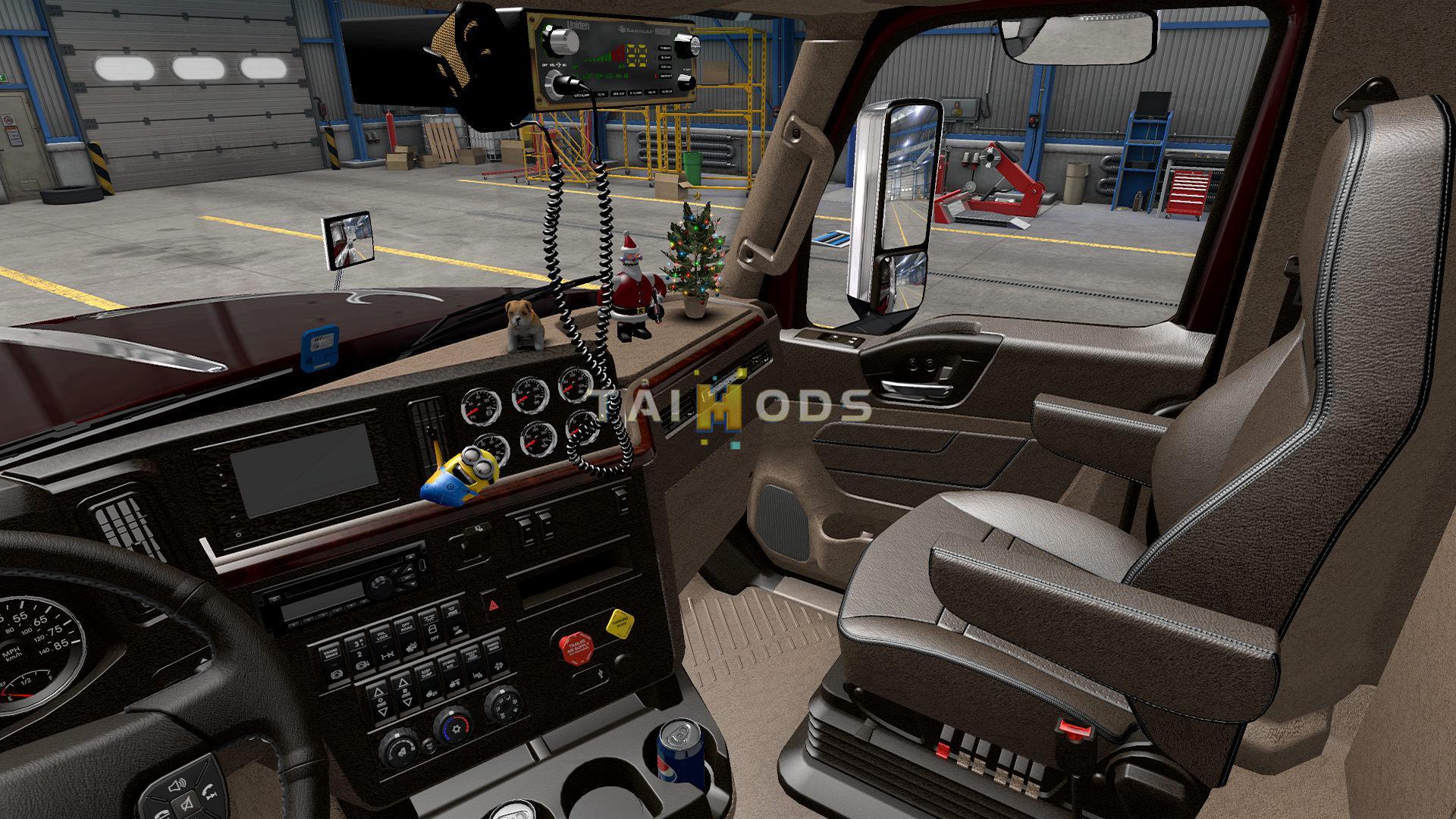 ETS2 - Beige Interior for International Lonestar V0.9 (1.39.x) (1.39.x)