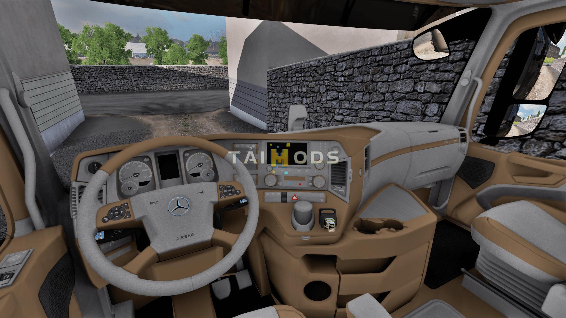 ETS2 - Mercedes Actros MP4 Lux Interior (1.39.x) (1.39.x)